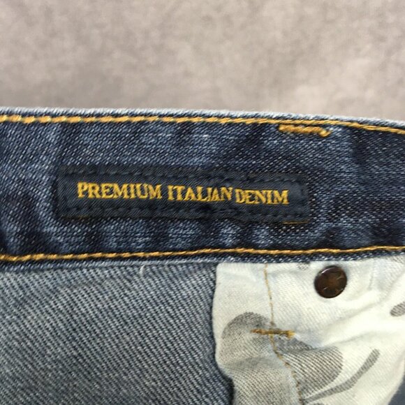 Lucky Brand Mens 361 Vintage Straight Fit Blue Jeans size 40x32 Italian Denim - Picture 7 of 11